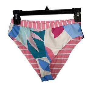 Splendid Girls size 12 bikini bottoms Mosaic Palm reversible